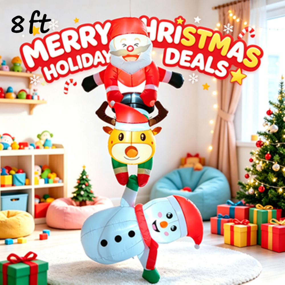 8FT Christmas Inflatable Snowm - огляд і ціна Outdoor Lighting Effects