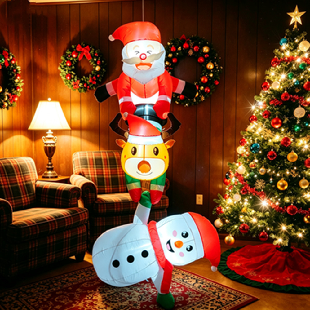 8FT Christmas Inflatable Snowm - огляд і ціна Outdoor Lighting Effects