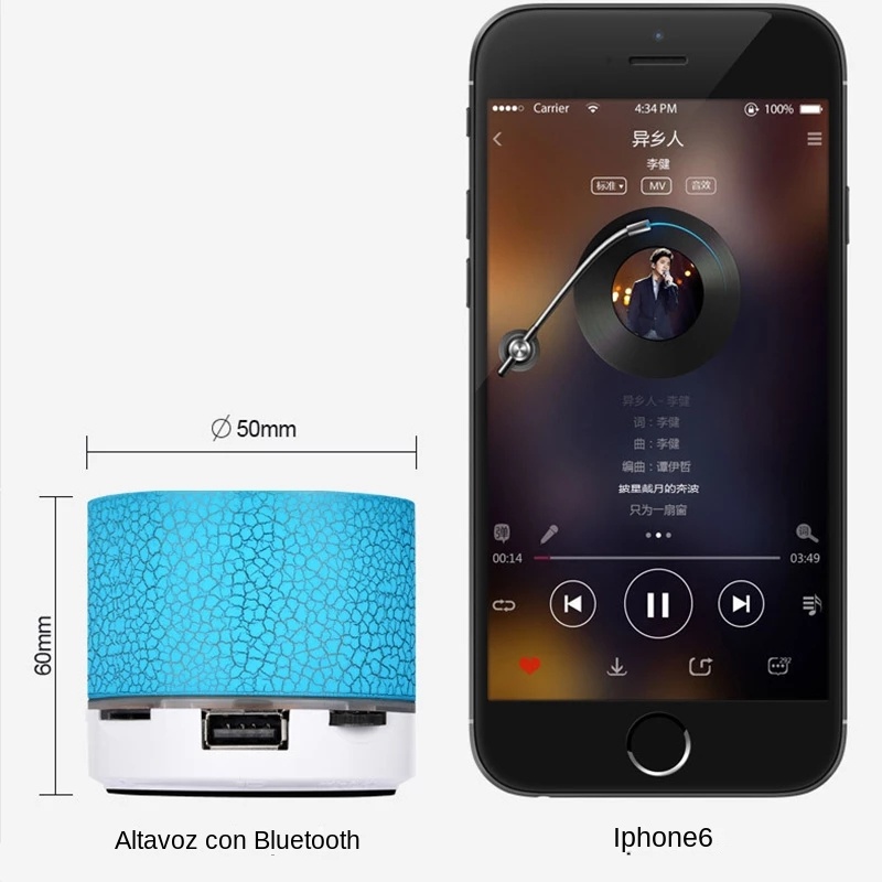 Wireless Bluetooth Speaker LED - огляд і ціна Outdoor Lighting Wireless