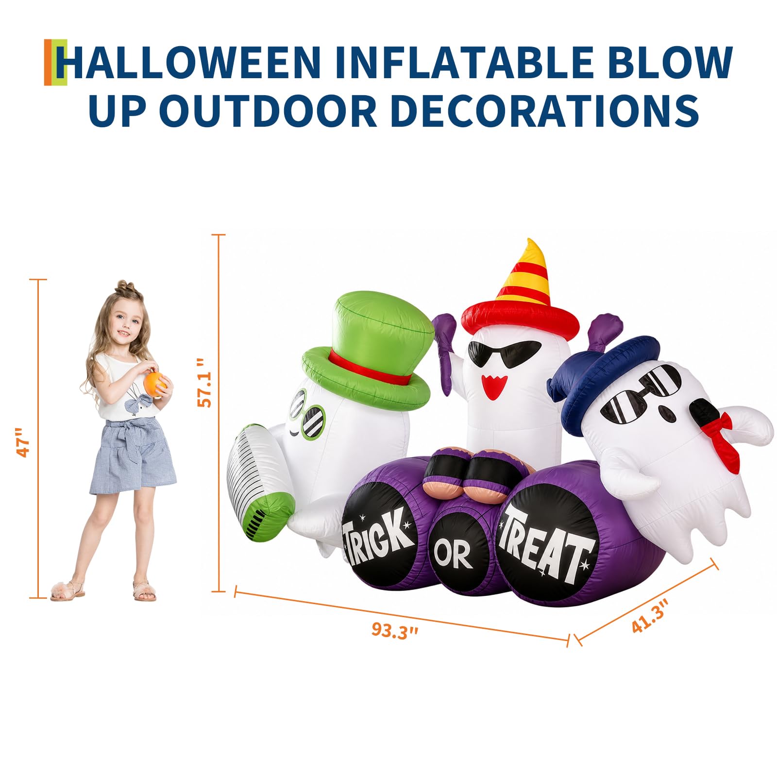 240cm Inflatable Halloween Spi - огляд і ціна Outdoor Lighting Effects
